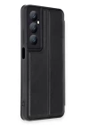Realme C65 Kılıf Flip Cover - Siyah