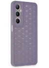 Realme C65 Kılıf Petek Silikon Kapak - Lila