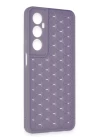 Realme C65 Kılıf Petek Silikon Kapak - Lila