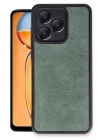 Realme Note 50 4G Kılıf Aras Deri Kapak - Koyu Yeşil