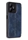 Realme Note 50 4G Kılıf Flip Cover - Lacivert