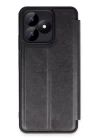 Realme Note 50 4G Kılıf Flip Cover - Siyah