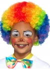 Rengarenk Kıvırcık Afro Peruk Bonus Saç 120 Gr