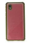 Samsung Galaxy A01 Core Kılıf Miami Şeffaf Silikon - Yeşil