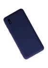 Samsung Galaxy A01 Core Kılıf Nano içi Kadife Silikon - Lacivert
