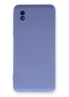 Samsung Galaxy A01 Core Kılıf Nano içi Kadife Silikon - Lila