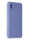 Samsung Galaxy A01 Core Kılıf Nano içi Kadife Silikon - Lila