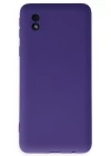 Samsung Galaxy A01 Core Kılıf Nano içi Kadife Silikon - Mor