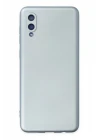 Samsung Galaxy A02 Kılıf Nano içi Kadife Silikon - Sky Blue