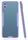 Samsung Galaxy A02 Kılıf Platin Silikon - Lila