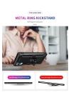 Samsung Galaxy A02 Kılıf Sofya Yüzüklü Silikon Kapak - Siyah