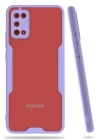 Samsung Galaxy A02S Kılıf Platin Silikon - Lila