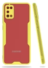Samsung Galaxy A02S Kılıf Platin Silikon - Sarı