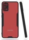 Samsung Galaxy A02S Kılıf Platin Silikon - Siyah