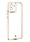 Samsung Galaxy A03 Kılıf Liva Lens Silikon - Beyaz