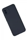 Samsung Galaxy A03 Kılıf Nano içi Kadife Silikon - Lacivert