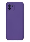 Samsung Galaxy A03 Kılıf Nano içi Kadife Silikon - Mor