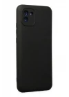 Samsung Galaxy A03 Kılıf Nano içi Kadife Silikon - Siyah