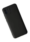 Samsung Galaxy A03 Kılıf Nano içi Kadife Silikon - Siyah