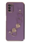 Samsung Galaxy A03S Kılıf Esila Silikon - Mor