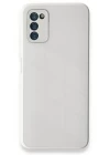 Samsung Galaxy A03S Kılıf Glass Kapak - Beyaz