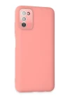 Samsung Galaxy A03S Kılıf Lansman Glass Kapak - Pembe
