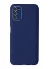 Samsung Galaxy A03S Kılıf Lansman Glass Kapak - Sky Blue