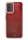 Samsung Galaxy A03S Kılıf Liva Lens Silikon - Lila