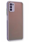 Samsung Galaxy A03S Kılıf Montreal Silikon Kapak - Mor