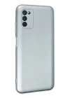 Samsung Galaxy A03S Kılıf Nano içi Kadife Silikon - Sky Blue