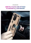 Samsung Galaxy A03S Kılıf Sofya Yüzüklü Silikon Kapak - Gold