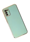 Samsung Galaxy A03S Kılıf Volet Silikon - Açık Yeşil
