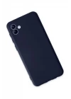 Samsung Galaxy A04E Kılıf First Silikon - Lacivert