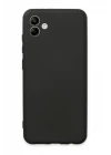 Samsung Galaxy A04E Kılıf First Silikon - Siyah