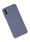 Samsung Galaxy A04E Kılıf Nano içi Kadife Silikon - Gri