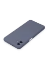 Samsung Galaxy A04E Kılıf Nano içi Kadife Silikon - Gri
