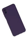 Samsung Galaxy A04E Kılıf Nano içi Kadife Silikon - Mor