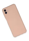 Samsung Galaxy A04E Kılıf Nano içi Kadife Silikon - Pudra