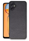 Samsung Galaxy A05 Kılıf Aras Deri Kapak - Siyah