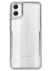 Samsung Galaxy A05 Kılıf Boyi Silikon Kapak - Gümüş