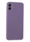Samsung Galaxy A05 Kılıf First Silikon - Lila