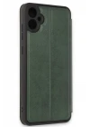 Samsung Galaxy A05 Kılıf Flip Cover - Koyu Yeşil
