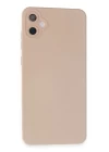 Samsung Galaxy A05 Kılıf Nano içi Kadife Silikon - Pudra