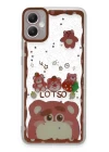 Samsung Galaxy A05 Kılıf Sweet Desenli Silikon Kapak - Pembe