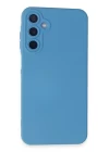 Samsung Galaxy A05S Kılıf Nano içi Kadife Silikon - Mavi