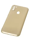 Samsung Galaxy A11 Kılıf First Silikon - Gold