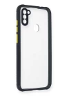 Samsung Galaxy A11 Kılıf Miami Şeffaf Silikon - Lacivert