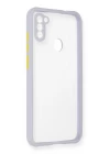 Samsung Galaxy A11 Kılıf Miami Şeffaf Silikon - Lila