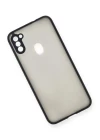 Samsung Galaxy A11 Kılıf Montreal Silikon Kapak - Lacivert