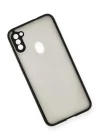 Samsung Galaxy A11 Kılıf Montreal Silikon Kapak - Siyah